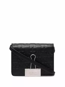 Off-White холдер Binder Clip с ремешком, черный
