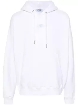 Off-White худи Arrow Skate, синий