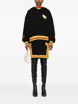 Off-White худи College Over, черный