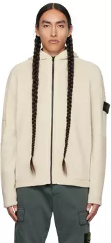 Off-White худи на молнии Stone Island