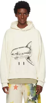 Off-White худи Palm Angels с разрезом в виде акулы