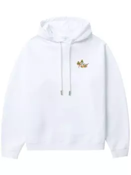 Off-White худи Ramage Flower Arrow, белый