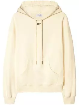 Off-White худи Rose Valley, нейтральный