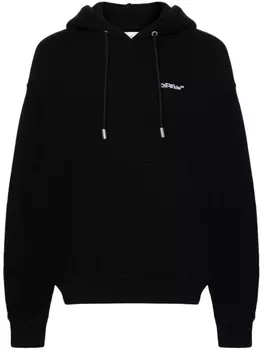 Off-White худи с логотипом Arrows, черный