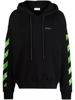 Off-White худи с логотипом Arrows, черный