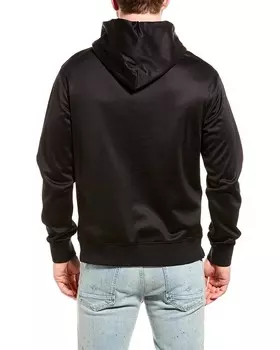 Off-White худи с вышитыми нашивками, черный