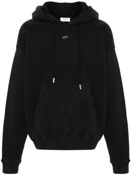 Off-White худи Stamp Mary, черный
