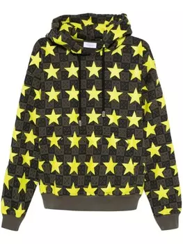 Off-White худи Stars AO Skate, зеленый