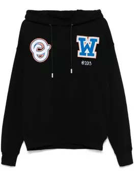 Off-White худи Wiz с нашивкой, черный