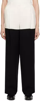 Off-White и черные брюки с цветными блоками 3.1 Phillip Lim