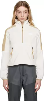 Off-White и коричневая куртка с молнией до половины The North Face