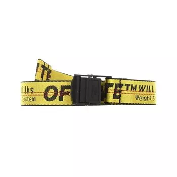 Off-White Индустриальный ремень Желтый