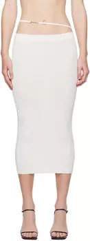 Off-White Юбка миди Les Classiques 'La jupe Pral' JACQUEMUS