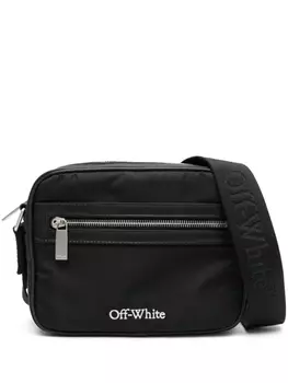 Off-White каркасная сумка Core с логотипом, черный