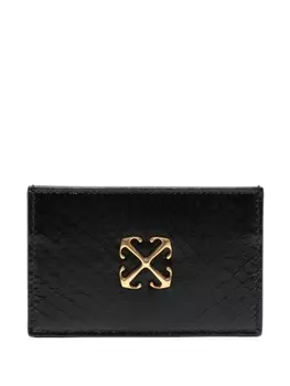 Off-White картхолдер с логотипом Arrows, черный
