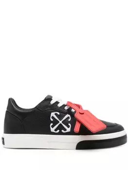 Off-White кеды New Low Vulcanized, черный