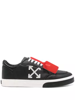 Off-White кеды New Low Vulcanized, черный