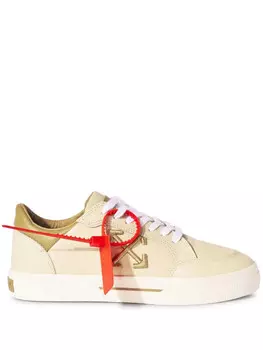 Off-White кеды New Low Vulcanized, нейтральный цвет