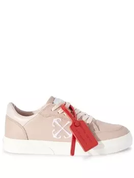 Off-White кеды New Low Vulcanized, розовый