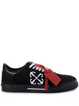 Off-White кеды Vulcanized из канваса, черный