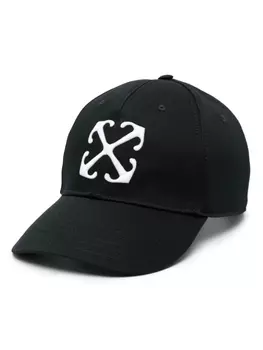 Off-White кепка с вышитым логотипом Arrows, черный