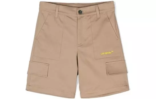 OFF-WHITE Kids Детские шорты, цвет Brown