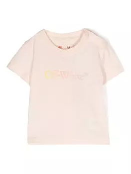 Off-White Kids футболка Arrow Rainbow, розовый