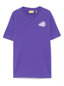 Off-White Kids футболка Arrow Spray, фиолетовый