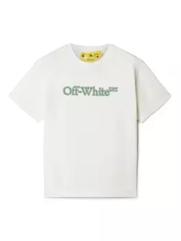 Off-White Kids футболка Big Bookish, белый