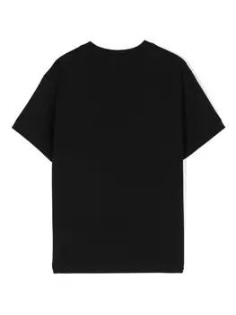 Off-White Kids футболка Bling с логотипом, черный