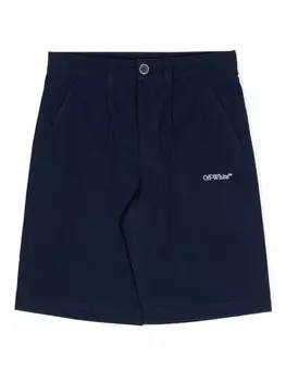 Off-White Kids футболка с логотипом, синий