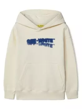 Off-White Kids худи Arrow Faded, белый