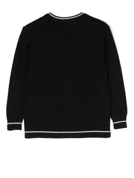 Off-White Kids кардиган OW Patch, черный