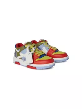 Off-White Kids кроссовки Out Of Office Ooo, зеленый