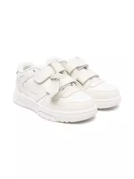 Off-White Kids кроссовки Out Of Office Straps, белый