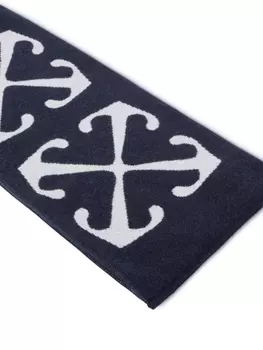 Off-White Kids шарф Arrow Diag, синий