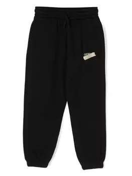 Off-White Kids спортивные брюки с логотипом, черный