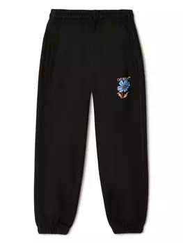 Off-White Kids спортивные брюки с логотипом, черный