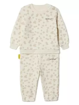 Off-White Kids спортивный костюм Arrow Crazy, белый