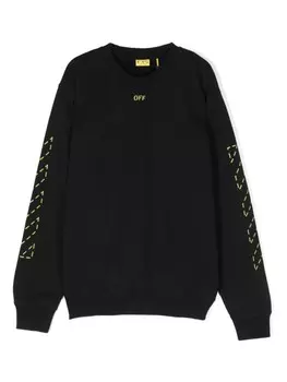 Off-White Kids свитер Arrows, черный