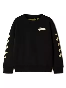 Off-White Kids толстовка с принтом Arrow, черный
