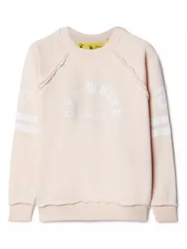 Off-White Kids толстовка Team 23, розовый