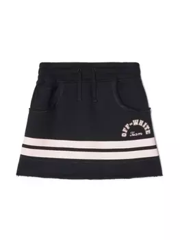 Off-White Kids юбка Team 23, черный
