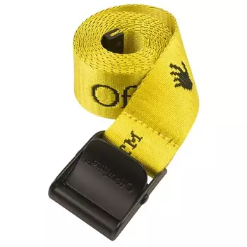 Off-White Классический индустриальный ремень Желтый