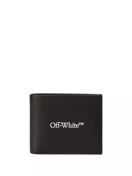 Off-White кошелек Bookish, черный