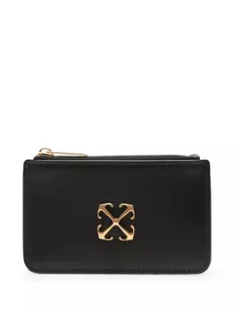 Off-White кошелек Jitney с логотипом Arrows, черный