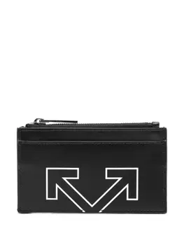 Off-White кошелек с логотипом Arrows, черный