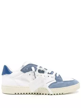 Off-White кроссовки 5.0 со вставками, синий