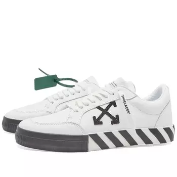 Off-White кроссовки из низковулканизированной телячьей кожи, белый/черный