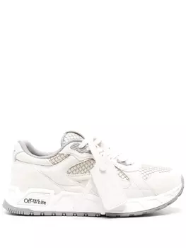Off-White кроссовки Kick Off на шнуровке, белый